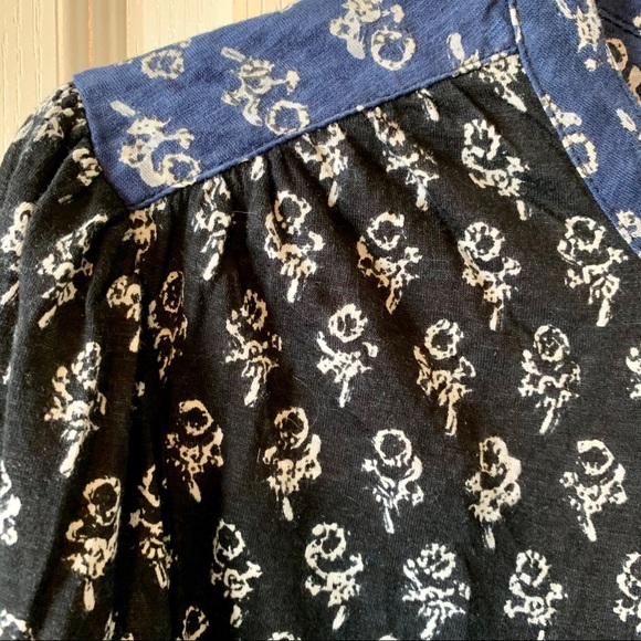 LUCKY BRAND Floral Peplum Button Down—SZ. Large - Picture 13 of 15